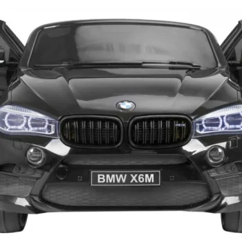 Bmw X6m Xxl Za 2 Djece Crni Mat Suv + Daljinski Upravljač + Eko Koža, Crna 15