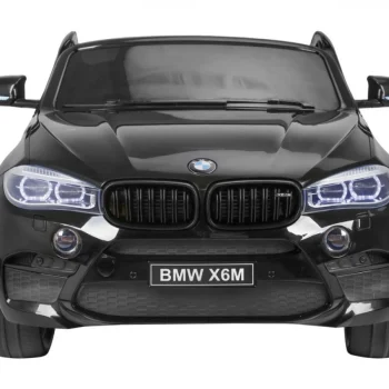 Bmw X6m Xxl Za 2 Djece Crni Mat Suv + Daljinski Upravljač + Eko Koža, Crna 16