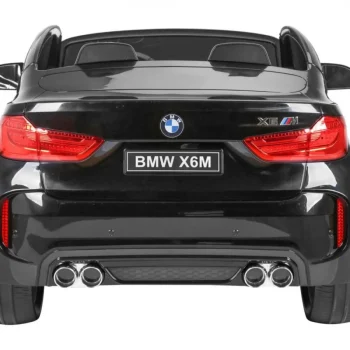 Bmw X6m Xxl Za 2 Djece Crni Mat Suv + Daljinski Upravljač + Eko Koža, Crna 9