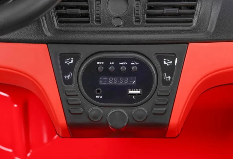 Bmw X6m Xxl Za 2 Djece Crveni Suv + Daljinski Upravljač + Eko Koža, Crvena 14