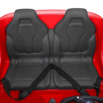 Bmw X6m Xxl Za 2 Djece Crveni Suv + Daljinski Upravljač + Eko Koža, Crvena 21
