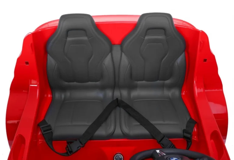 Bmw X6m Xxl Za 2 Djece Crveni Suv + Daljinski Upravljač + Eko Koža, Crvena 21