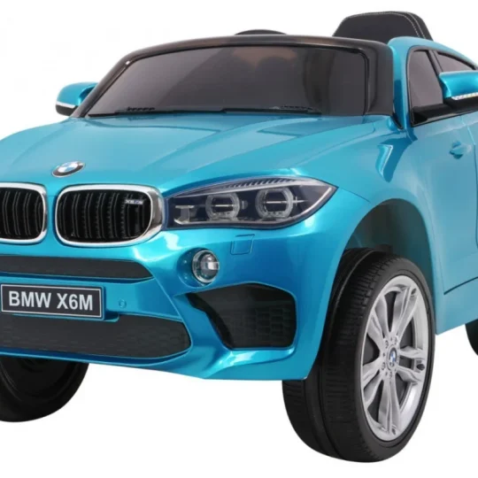 Bmw X6m Električni Automobil, Suv Za Djecu, Plava Boja + Daljinski Upravljač 1
