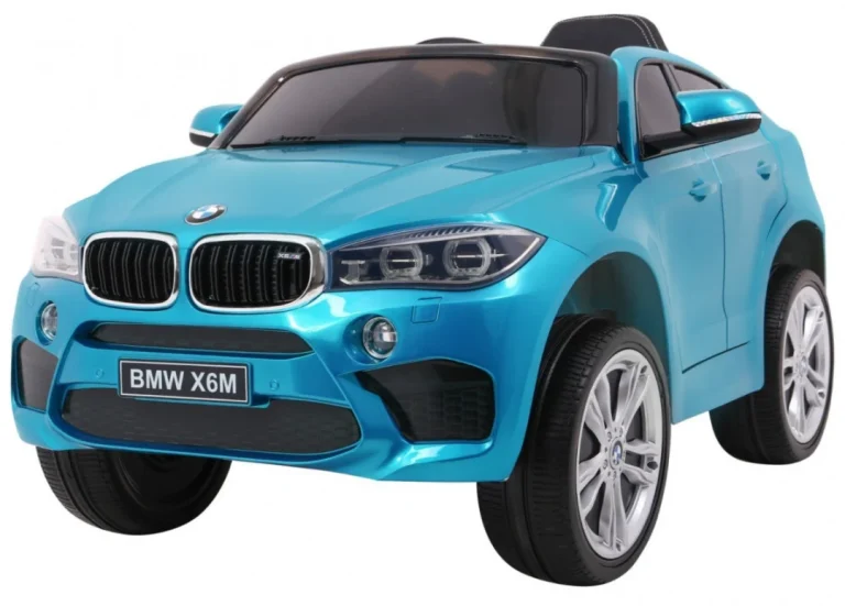 Bmw X6m Električni Automobil, Suv Za Djecu, Plava Boja + Daljinski Upravljač 1