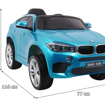 Bmw X6m Električni Automobil, Suv Za Djecu, Plava Boja + Daljinski Upravljač 2