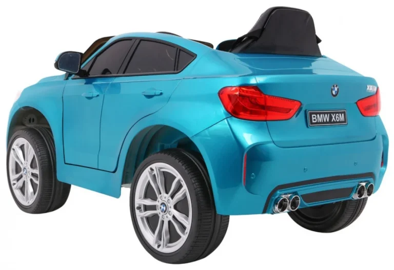 Bmw X6m Električni Automobil, Suv Za Djecu, Plava Boja + Daljinski Upravljač 5