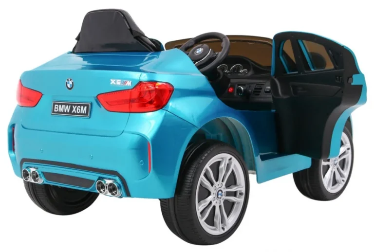Bmw X6m Električni Automobil, Suv Za Djecu, Plava Boja + Daljinski Upravljač 8