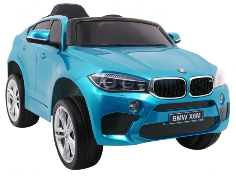 Bmw X6m Električni Automobil, Suv Za Djecu, Plava Boja + Daljinski Upravljač 9