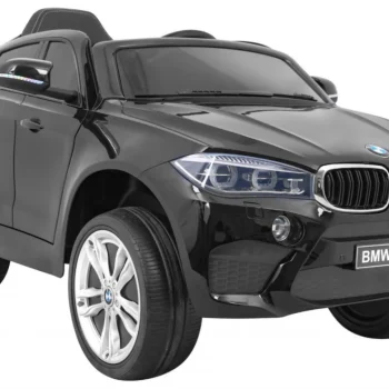 Bmw X6m Električni Automobil Za Djecu Crni Lakirani Suv + Daljinski Upravljač, Crna 12