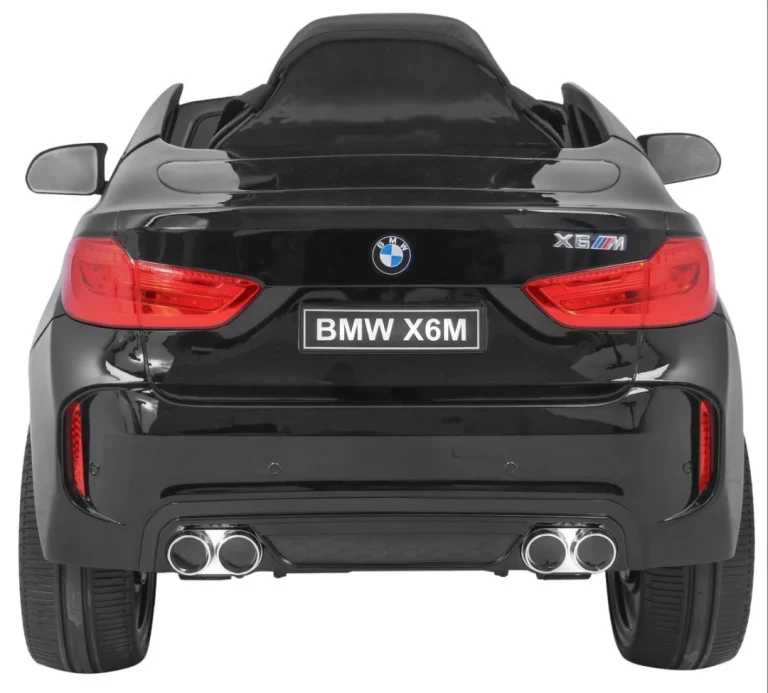 Bmw X6m Električni Automobil Za Djecu Crni Lakirani Suv + Daljinski Upravljač, Crna 8