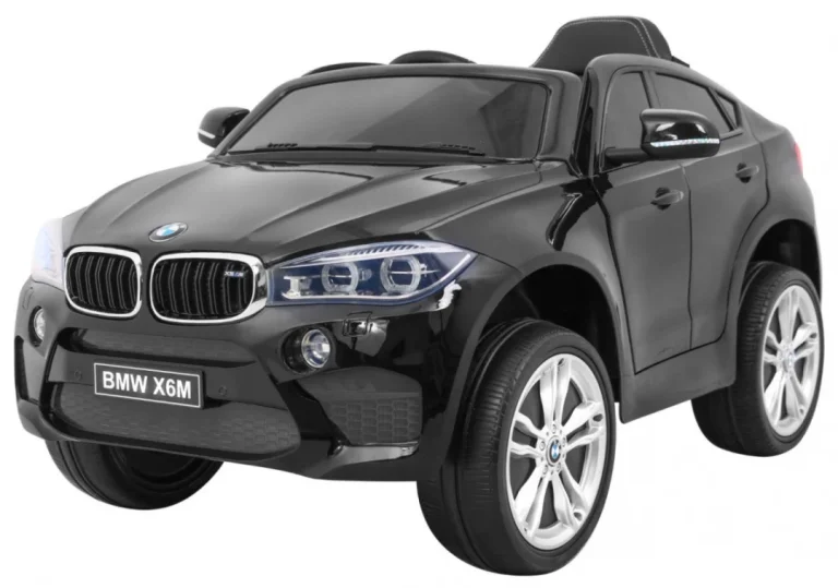 Bmw X6m Električni Automobil Za Djecu Crni Mat Suv + Daljinski Upravljač, Crna 1