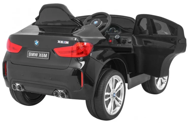 Bmw X6m Električni Automobil Za Djecu Crni Mat Suv + Daljinski Upravljač, Crna 10
