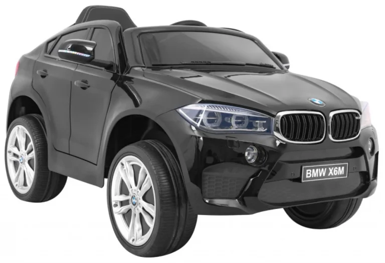 Bmw X6m Električni Automobil Za Djecu Crni Mat Suv + Daljinski Upravljač, Crna 12