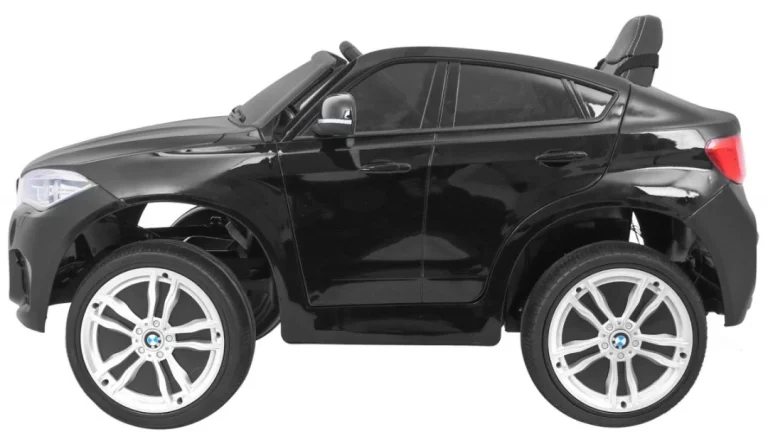 Bmw X6m Električni Automobil Za Djecu Crni Mat Suv + Daljinski Upravljač, Crna 4