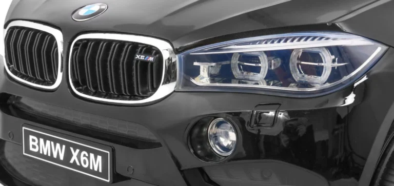 Bmw X6m Električni Automobil Za Djecu Crni Mat Suv + Daljinski Upravljač, Crna 5