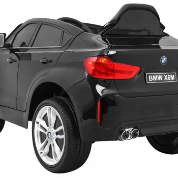 Bmw X6m Električni Automobil Za Djecu Crni Mat Suv + Daljinski Upravljač, Crna 6