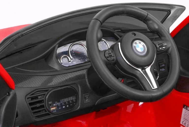 Bmw X6m Električni Automobil Za Djecu Crveni Suv + Daljinski Upravljač, Crvena 5