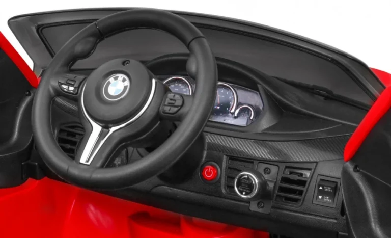 Bmw X6m Električni Automobil Za Djecu Crveni Suv + Daljinski Upravljač, Crvena 6