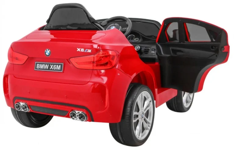 Bmw X6m Električni Automobil Za Djecu, Crveni Suv + Daljinski Upravljač, Crvena 7
