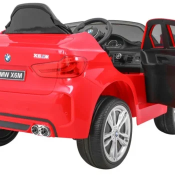 Bmw X6m Električni Automobil Za Djecu Crveni Suv + Daljinski Upravljač, Crvena 9