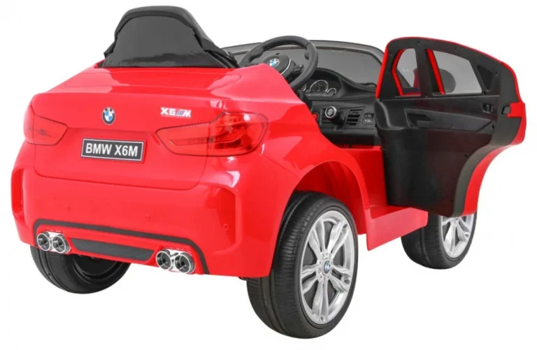 Bmw X6m Električni Automobil Za Djecu Crveni Suv + Daljinski Upravljač, Crvena 9