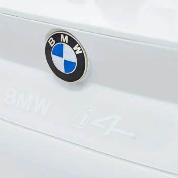 Bmw I4 Dječji Automobil Na Baterije, Bijeli + Spori Start + Eva + Eko Koža + Audio Led, Bijela 19