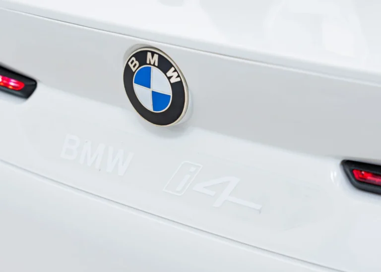 Bmw I4 Dječji Automobil Na Baterije, Bijeli + Spori Start + Eva + Eko Koža + Audio Led, Bijela 19