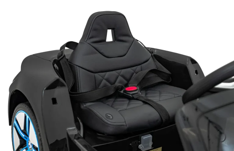 Bmw I4 Dječji Automobil Na Baterije, Crni + Spori Start + Eva + Eko Koža + Audio Led, Crna 14