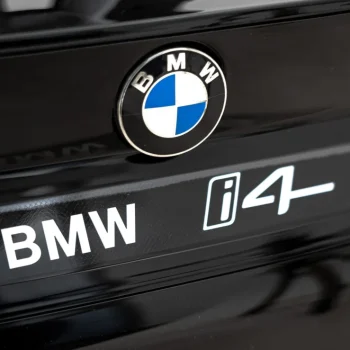 Bmw I4 Dječji Automobil Na Baterije, Crni + Spori Start + Eva + Eko Koža + Audio Led, Crna 19