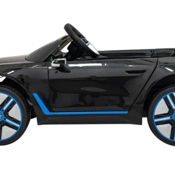 Bmw I4 Dječji Automobil Na Baterije, Crni + Spori Start + Eva + Eko Koža + Audio Led, Crna 5