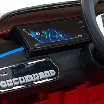 Bmw I4 Dječji Automobil Na Baterije, Crveni + Spori Start + Eva + Eko Koža + Audio Led, Crvena 13
