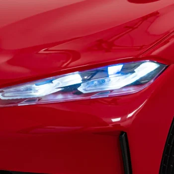 Bmw I4 Dječji Automobil Na Baterije, Crveni + Spori Start + Eva + Eko Koža + Audio Led, Crvena 19