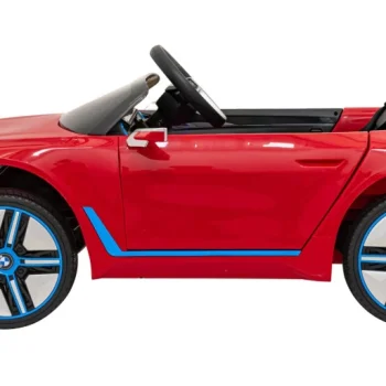 Bmw I4 Dječji Automobil Na Baterije, Crveni + Spori Start + Eva + Eko Koža + Audio Led, Crvena 5