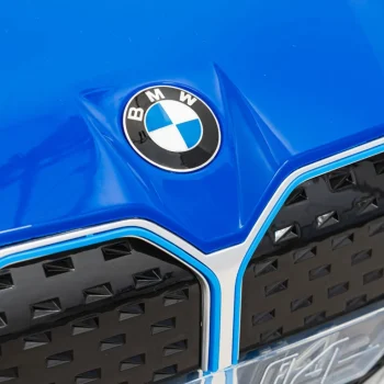 Bmw I4 Dječji Automobil Na Baterije, Plavi + Spori Start + Eva + Eko Koža + Audio Led, Plava 16