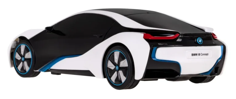 Bmw I8 Rastar Model 1:24 Varijabilna Boja Karoserije + Led Svjetla + 2,4 Ghz Daljinski, Bijela 4