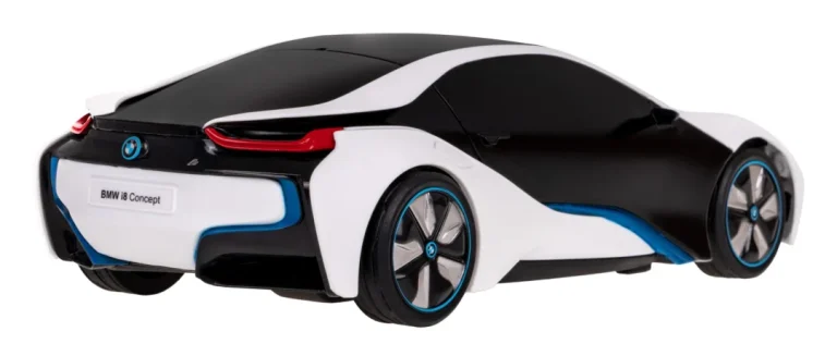 Bmw I8 Rastar Model 1:24 Varijabilna Boja Karoserije + Led Svjetla + 2,4 Ghz Daljinski, Bijela 5