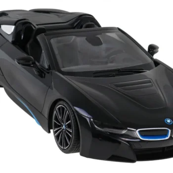 Bmw I8 Roadster Crni Rastar Model 1:12 Automobil Na Daljinsko Upravljanje + 2,4 Ghz Daljinski, Crna 5