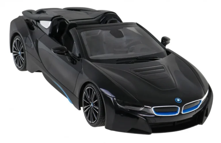 Bmw I8 Roadster Crni Rastar Model 1:12 Automobil Na Daljinsko Upravljanje + 2,4 Ghz Daljinski, Crna 5