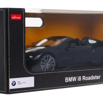 Bmw I8 Roadster Crni Rastar Model 1:12 Automobil Na Daljinsko Upravljanje + 2,4 Ghz Daljinski, Crna 9