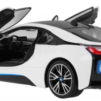 Bmw I8 Bijeli Rastar Model 1:14 Automobil Na Daljinsko Upravljanje + 2,4 Ghz Daljinski, Bijela 3