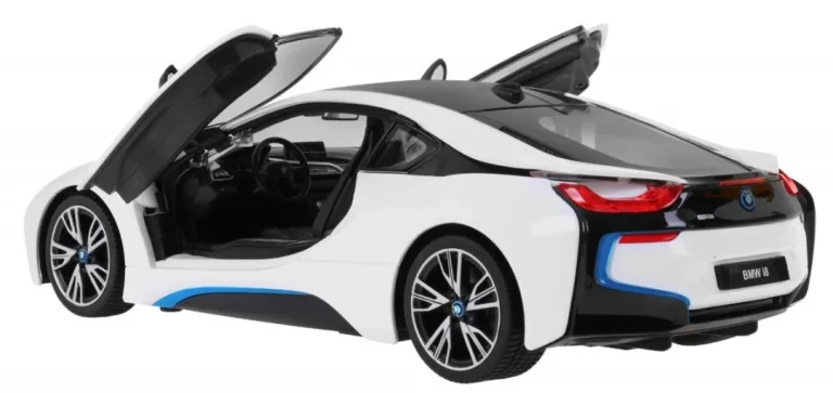 Bmw I8 Bijeli Rastar Model 1:14 Automobil Na Daljinsko Upravljanje + 2,4 Ghz Daljinski, Bijela 3