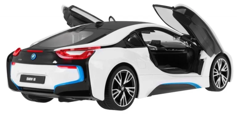 Bmw I8 Bijeli Rastar Model 1:14 Automobil Na Daljinsko Upravljanje + 2,4 Ghz Daljinski, Bijela 5