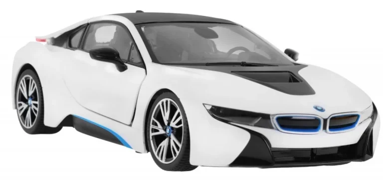 Bmw I8 Bijeli Rastar Model 1:14 Automobil Na Daljinsko Upravljanje + 2,4 Ghz Daljinski, Bijela 6