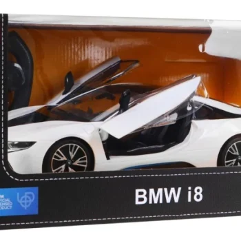 Bmw I8 Bijeli Rastar Model 1:14 Automobil Na Daljinsko Upravljanje + 2,4 Ghz Daljinski, Bijela 7