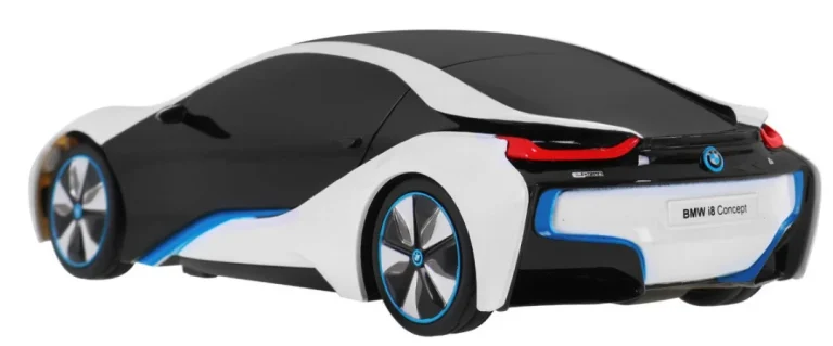 Bmw I8 Bijeli Rastar Model 1:24 Automobil Na Daljinsko Upravljanje + 2,4 Ghz Daljinski, Bijela 3