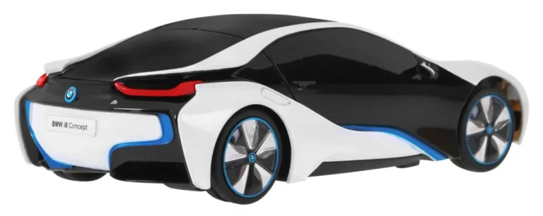 Bmw I8 Bijeli Rastar Model 1:24 Automobil Na Daljinsko Upravljanje + 2,4 Ghz Daljinski, Bijela 4