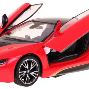 Bmw I8 Crveni Rastar Model 1:14 Automobil Na Daljinsko Upravljanje + 2,4 Ghz Daljinski, Crvena 2
