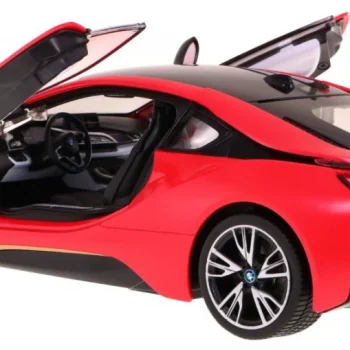 Bmw I8 Crveni Rastar Model 1:14 Automobil Na Daljinsko Upravljanje + 2,4 Ghz Daljinski, Crvena 5