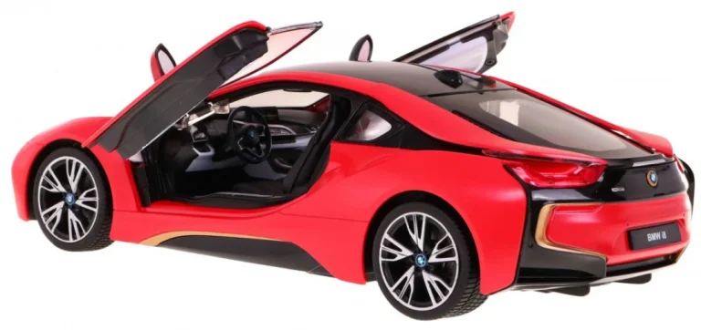 Bmw I8 Crveni Rastar Model 1:14 Automobil Na Daljinsko Upravljanje + 2,4 Ghz Daljinski, Crvena 5