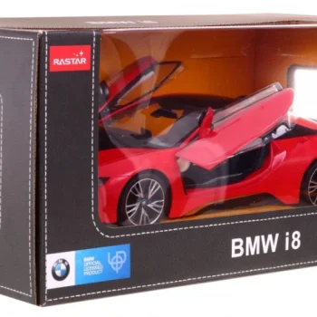 Bmw I8 Crveni Rastar Model 1:14 Automobil Na Daljinsko Upravljanje + 2,4 Ghz Daljinski, Crvena 6